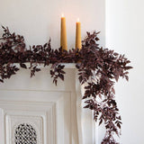 Plum Cimicifuga Seeded Garland - 6'