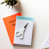 Everything Is Fine - Hardcover Daily Journal - Neon Orange