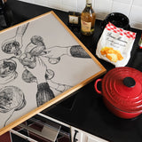 Tan Cheers Hands Art Print