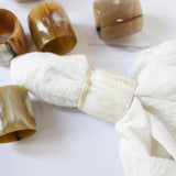 Buffalo Horn Long Napkin Ring