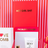 Hot Girl Shit - Hardcover Daily Journal - Red Hot