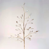 ELEGANT ACRYLIC AMETHYST GEM SPRAY - CHAMPAGNE - 21"