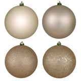 Vickerman 4.75" Oat 4 Finish Ball Asst 4/Box