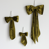 Chartreuse Velvet Bows