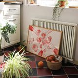 Red Cheers Hands Art Print