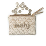 Mahjong Bag Travel Set - Silver