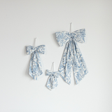 Toile Baby Blue Bows