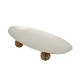 Temari Hammered Silver Oblong Tray