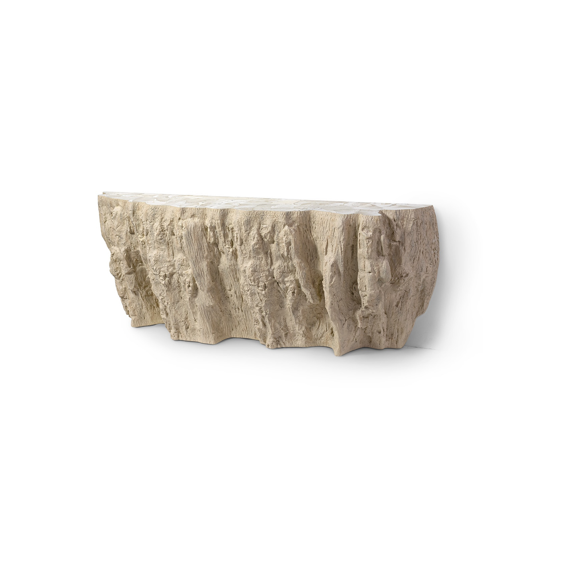 Camilla Fossilized Clam Console Table, Long – Design for the PPL