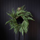 Cypress Leaf Wreath - 24"
