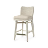 Francis 24" Counter Stool, Whitewash