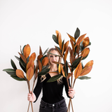 Faux Magnolia Leaves