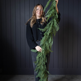 Cypress Leaf Full Real Touch Garland - 6ft