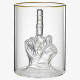 Middle Finger Whiskey Glass 12.5 OZ
