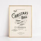 Vintage Christmas Ball Art Print