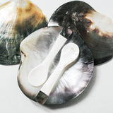 Black Mother of Pearl Caviar Plate