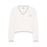 Golf Club Varsity Sweater - Light Blue