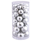 Vickerman 1.5"-2" Silver Balls Shiny/Matte 50/Box
