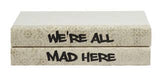We're All Mad Here 2 Vol. on Muted Stars Off-White Cover