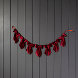 Red Velvet Bow Garland