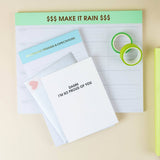 Damn I'm So Proud of You - Congratulation - Letterpress Card