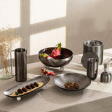 Temari Hammered Gunmetal Beverage Pitcher