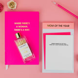 Everything is Fine - Glass Bottle Safety Matches - Pink