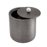 Temari Hammered Gunmetal Ice Bucket