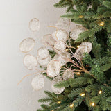 Faux Lunaria Silver Dollars 14in Pick