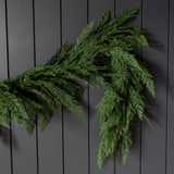 Cypress Leaf Full Real Touch Garland - 6ft