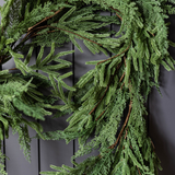 Norfolk & Cypress Faux Christmas Garland