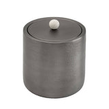 Temari Hammered Gunmetal Ice Bucket