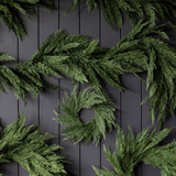 Cypress Leaf Wreath - 24"