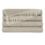 Clayton Throw-Taupe