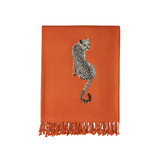 Leopard Embellished Throw