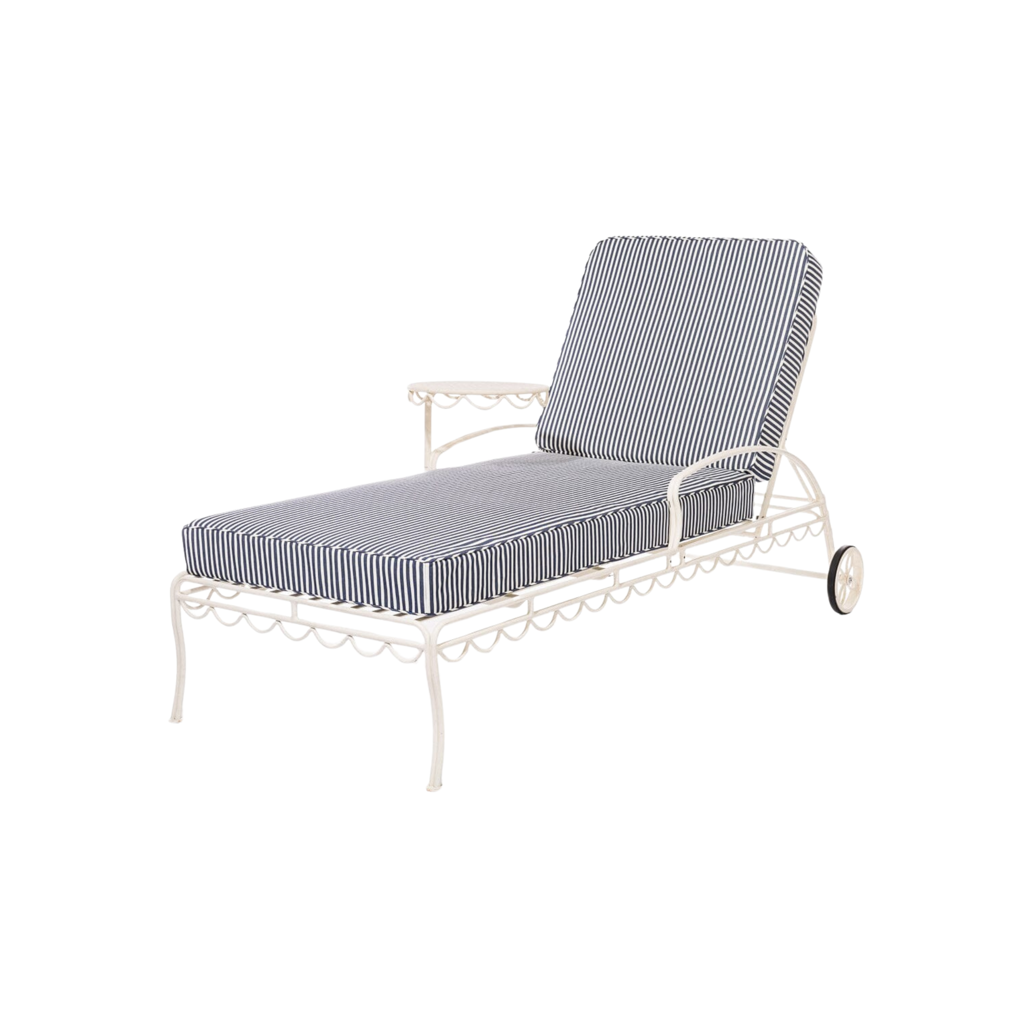 The Al Fresco Sun Lounger - Antique White Frame