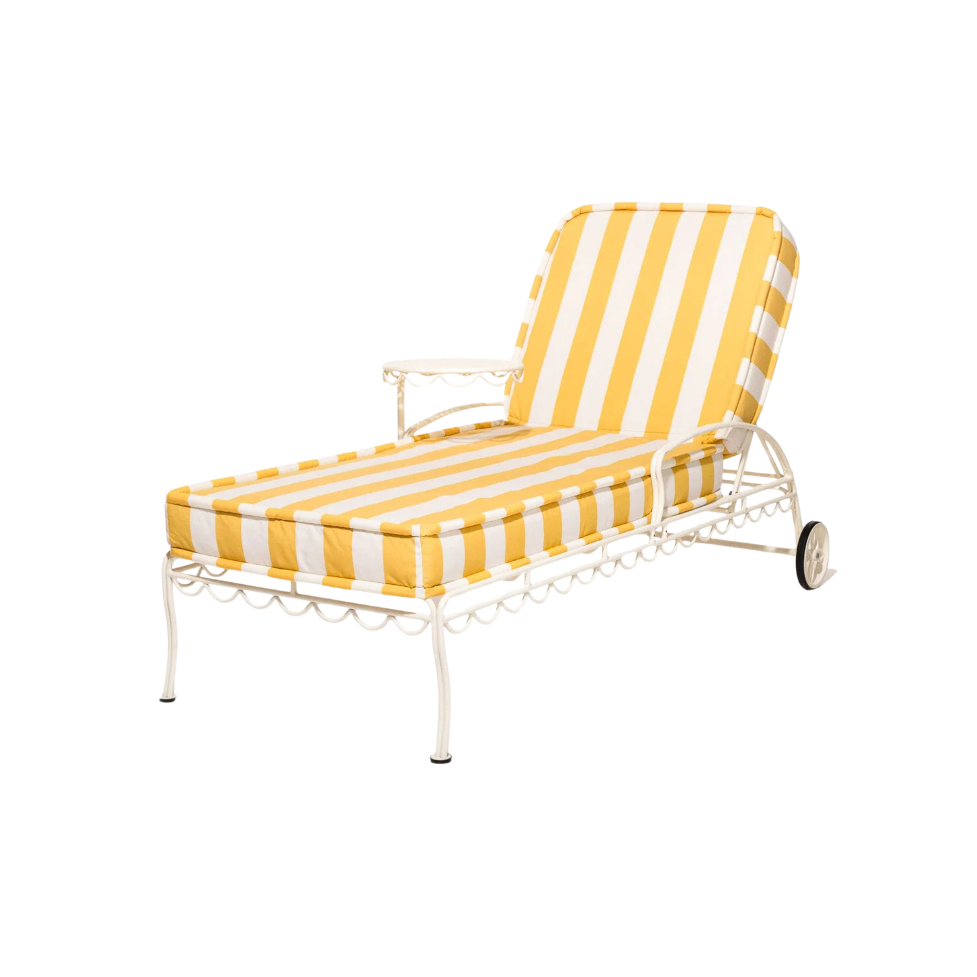 The Al Fresco Sun Lounger - Antique White Frame