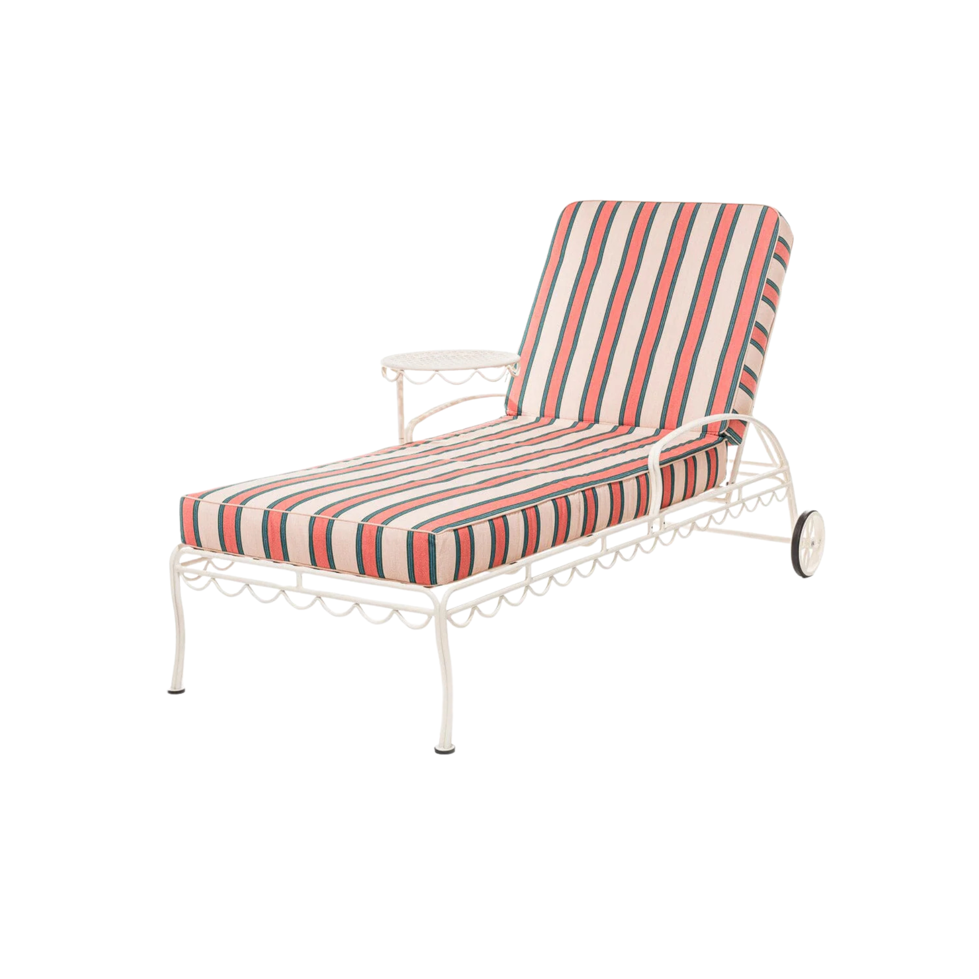 The Al Fresco Sun Lounger - Antique White Frame