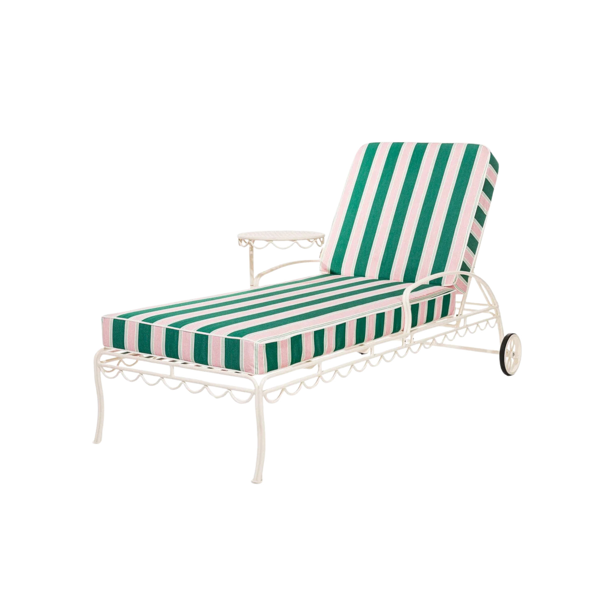 The Al Fresco Sun Lounger - Antique White Frame