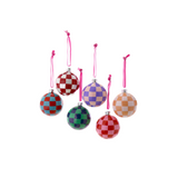 Checkered Bauble Ornament