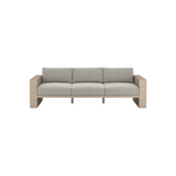 Leroy Outdoor Sofa, Washed Brown