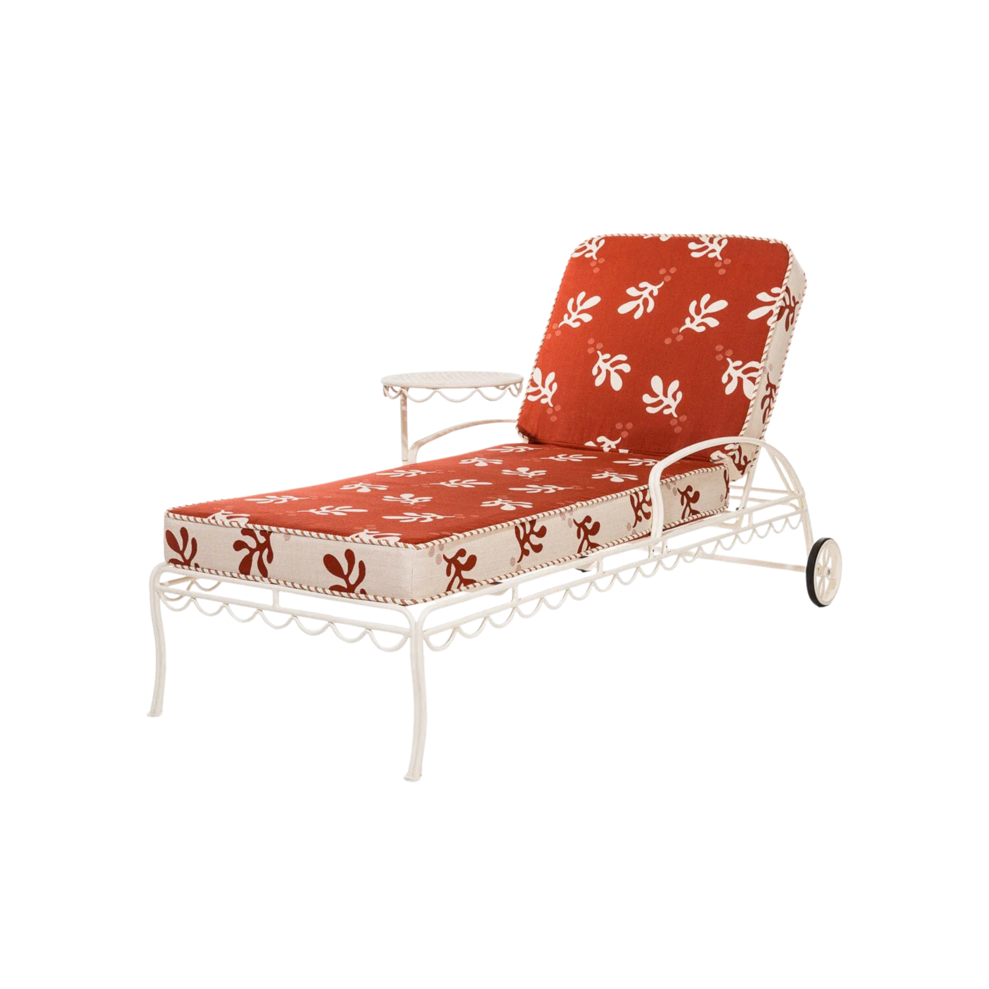 The Al Fresco Sun Lounger - Antique White Frame