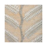 Plantae Embroidered Sisal Wallpaper