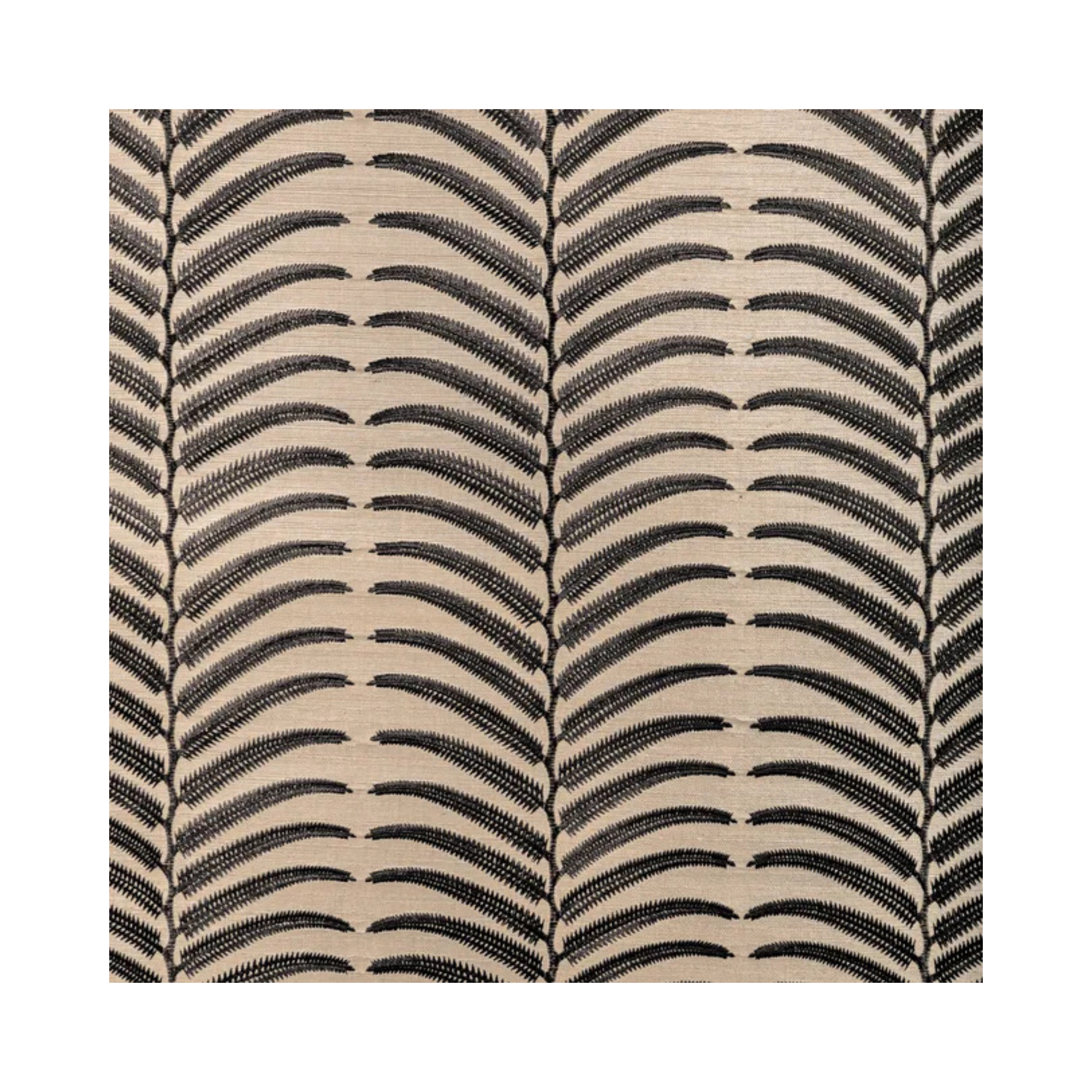 Plantae Embroidered Sisal Wallpaper