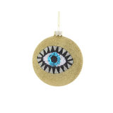 Glittered Eye Bauble Ornament