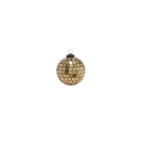 Antiqued Disco Ball Ornament 4"