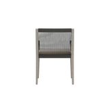 Sherwood Outdoor Dining Armchair, Weathered Grey
