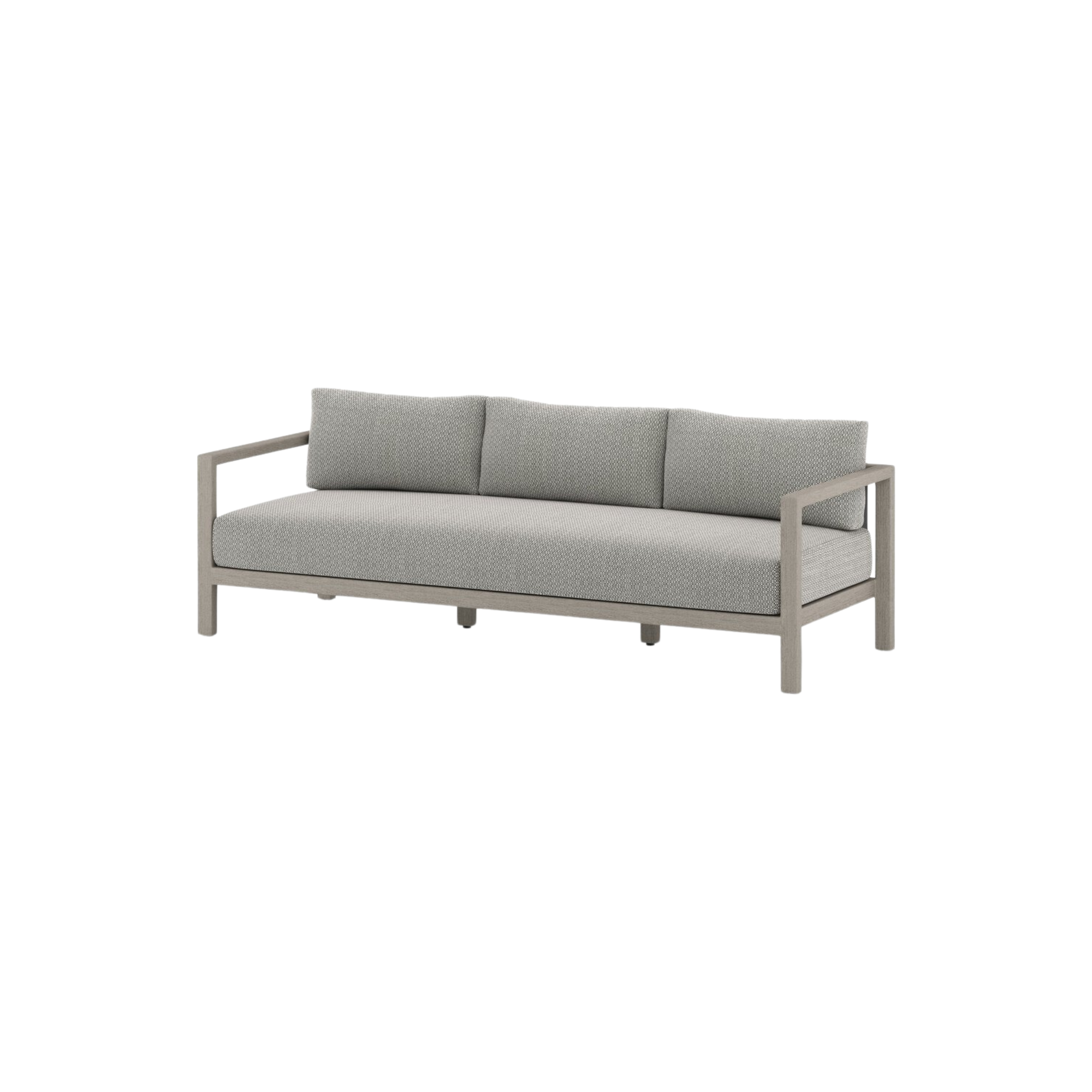 Sonoma Outdoor Sofa, Weathered Grey