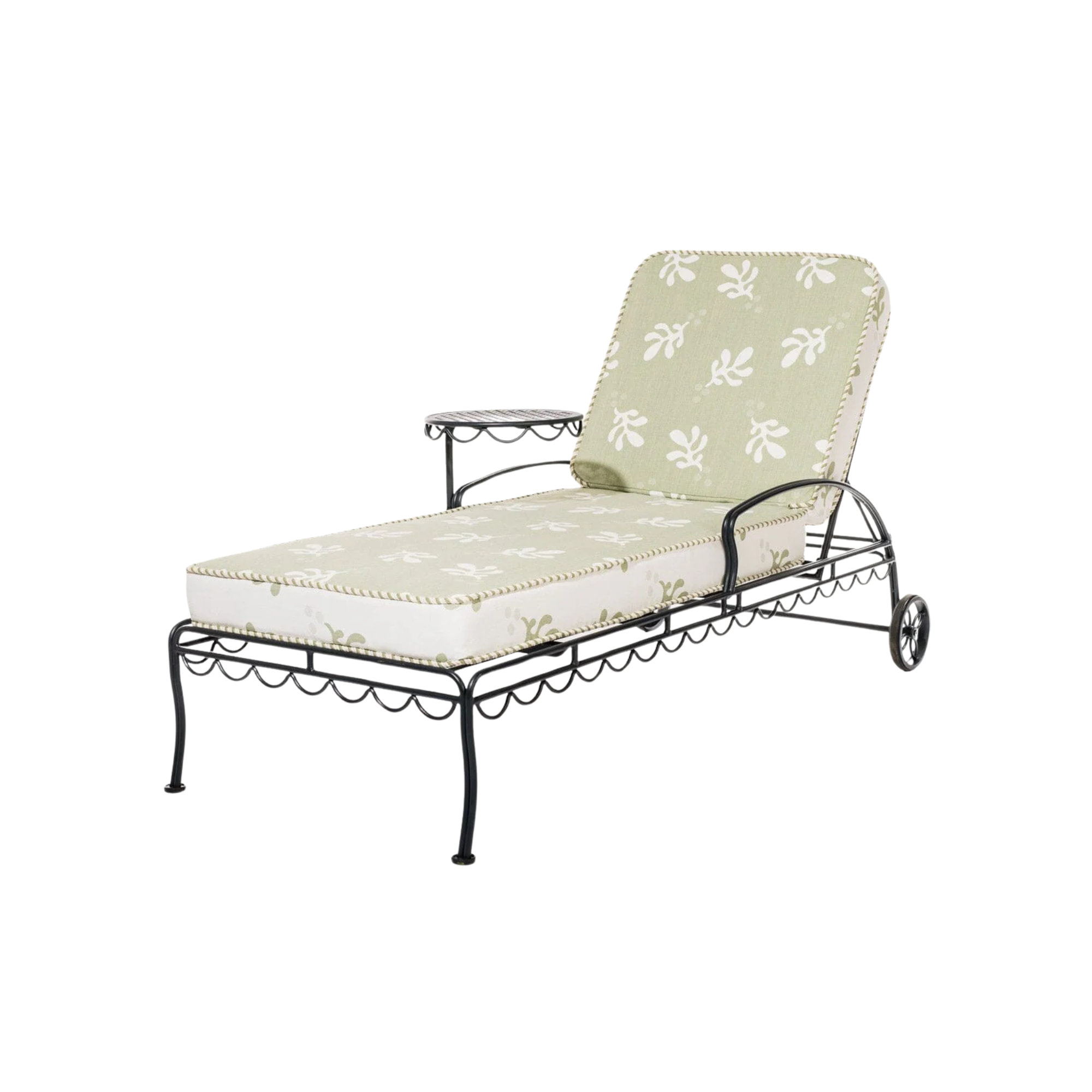 The Al Fresco Sun Lounger - Vintage Black Frame