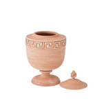 Villa Greek Key Urn